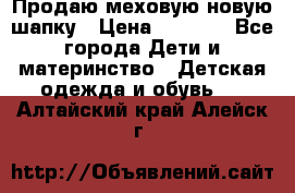 Продаю меховую новую шапку › Цена ­ 1 000 - Все города Дети и материнство » Детская одежда и обувь   . Алтайский край,Алейск г.